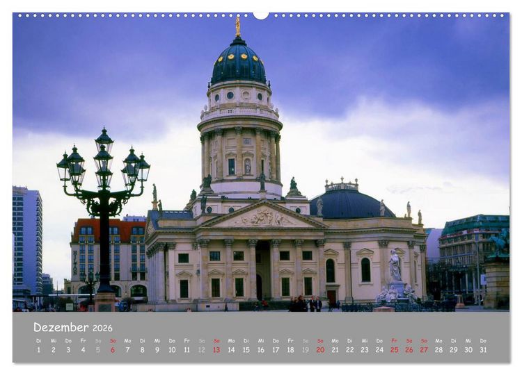 Produktbild: Weltstadt Berlin (hochwertiger Premium Wandkalender 2026 DIN A2 quer), Kunstdruck in Hochglanz