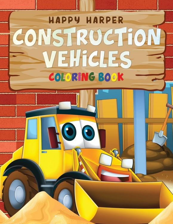 Produktbild: Construction Vehicles Coloring For Kids