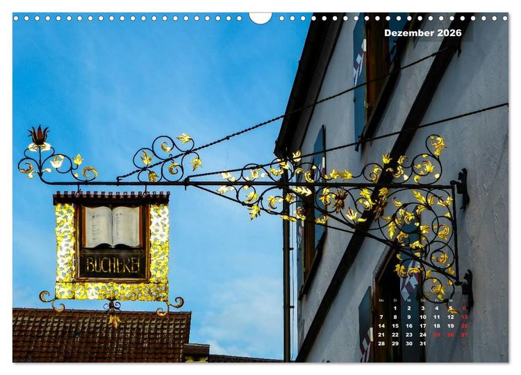 Produktbild: Impressionen aus Wangen im Allg&auml;u (Wandkalender 2026 DIN A3 quer), CALVENDO Monatskalender