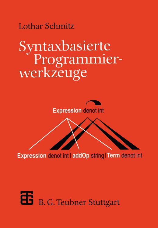 Produktbild: Syntaxbasierte Programmierwerkzeuge