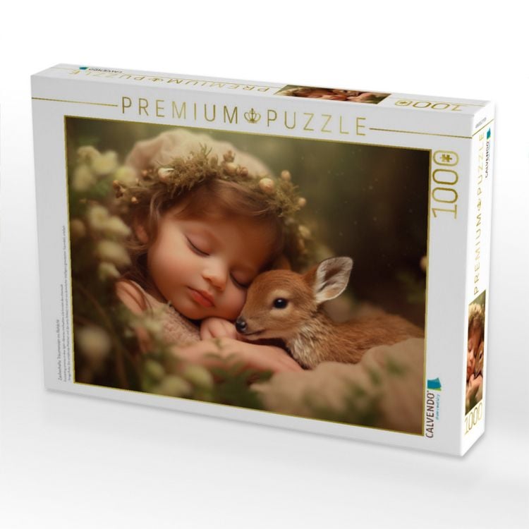 Produktbild: CALVENDO Puzzle Zauberhafte Tr&auml;umereien im Rehlicht | 1000 Teile Lege-Gr&ouml;&szlig;e 64x48cm Foto-Puzzle f&uuml;r gl&uuml;ckliche Stunden