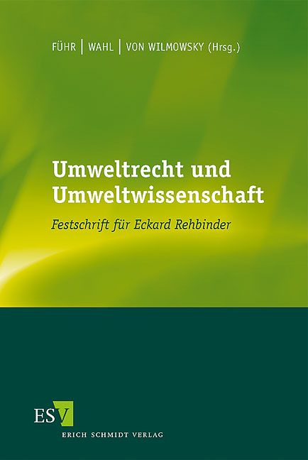 Produktbild: Umweltrecht und Umweltwissenschaft