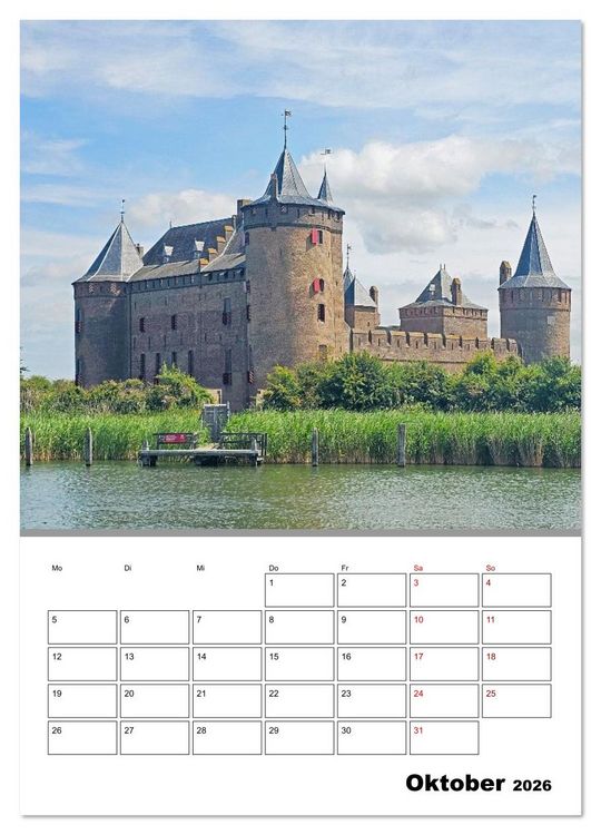 Produktbild: Belgien und Holland, sch&ouml;ne St&auml;dte in Belgien und Holland erleben (Wandkalender 2026 DIN A2 hoch), CALVENDO Monatskalender