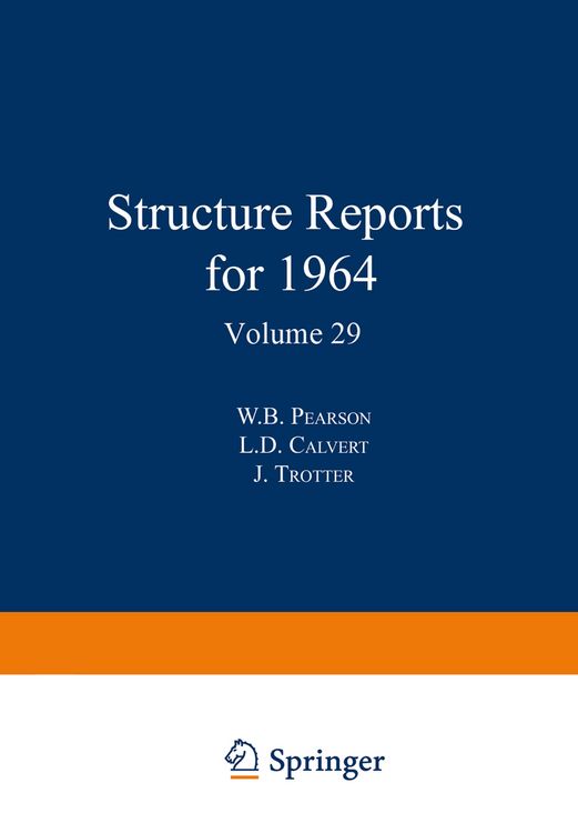 Produktbild: Structure Reports for 1964