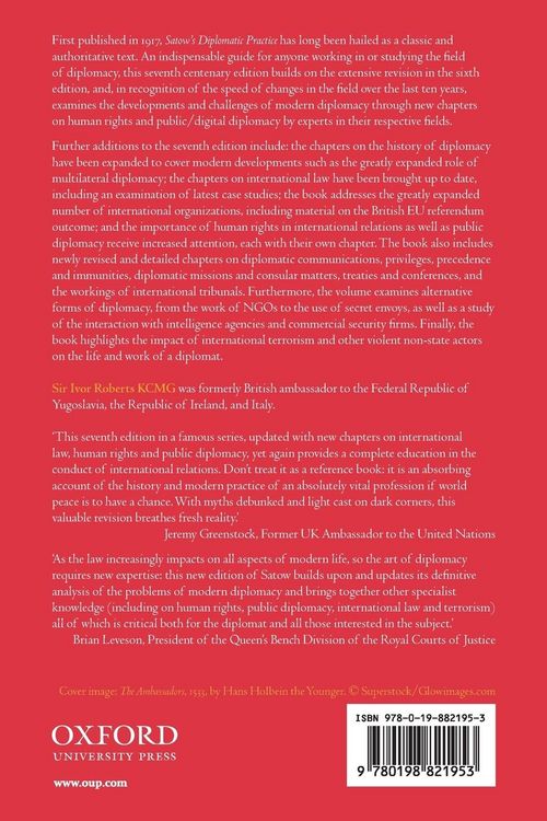 Produktbild: Satow's Diplomatic Practice