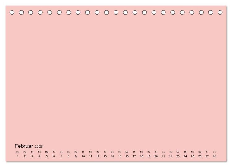 Produktbild: DIY Bastel-Kalender -Warme Pastell Farben- Zum Selbstgestalten (Tischkalender 2026 DIN A5 quer), CALVENDO Monatskalender