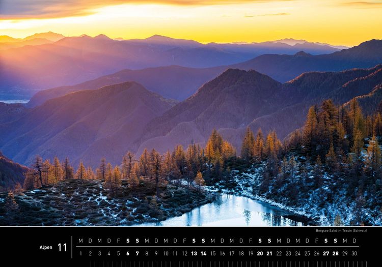 Produktbild: Alpen Premiumkalender 2027