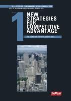 Produktbild: New Strategies for Competitive Advantage