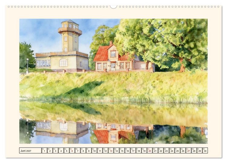 Produktbild: Reise nach Estland (Wandkalender 2027 DIN A2 quer), CALVENDO Monatskalender