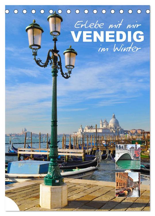 Produktbild: Erlebe mit mir Venedig im Winter (Tischkalender 2026 DIN A5 hoch), CALVENDO Monatskalender