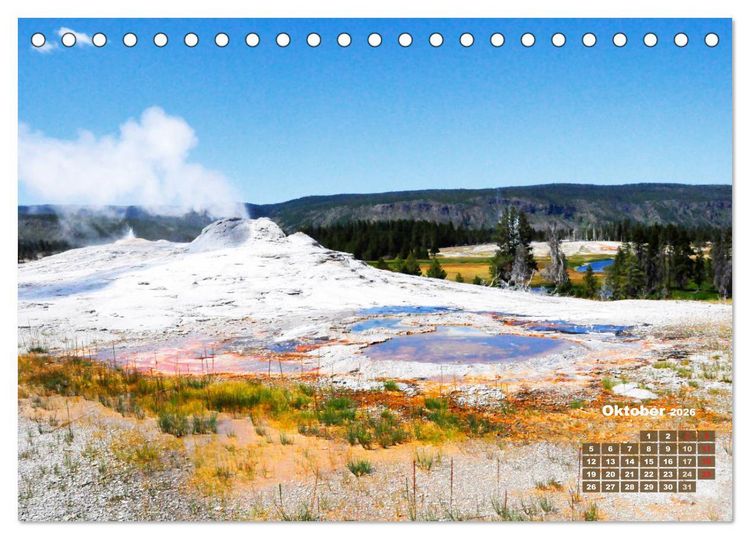 Produktbild: Wundervolles Amerika (Tischkalender 2026 DIN A5 quer), CALVENDO Monatskalender