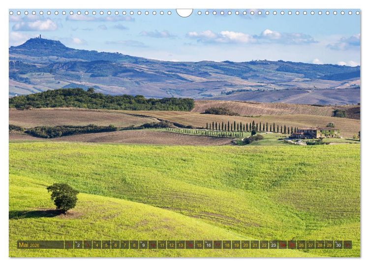 Produktbild: Faszination Toskana (Wandkalender 2026 DIN A3 quer), CALVENDO Monatskalender