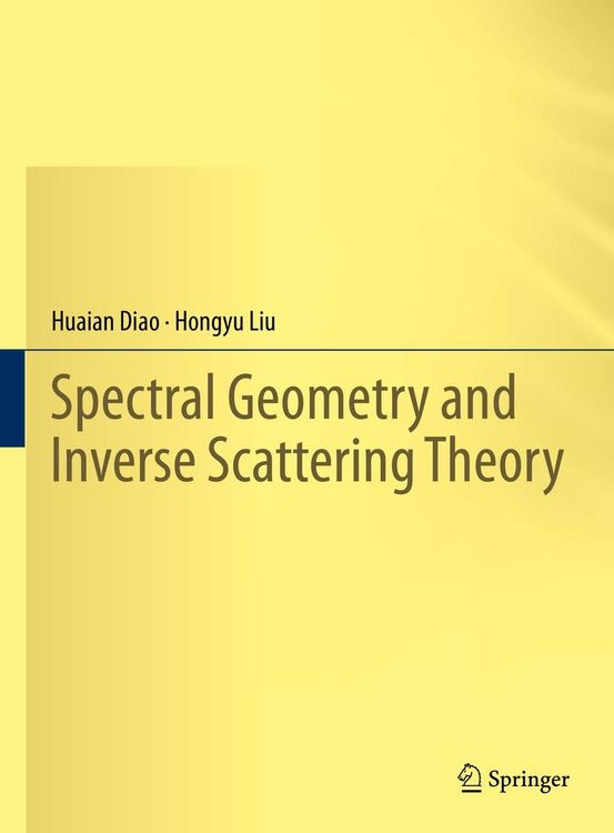 Produktbild: Spectral Geometry and Inverse Scattering Theory