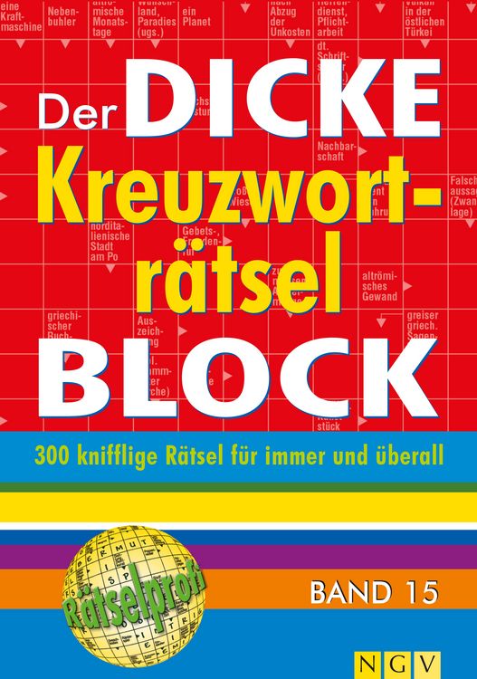 Produktbild: Der dicke Kreuzwortr&auml;tsel-Block Band 15