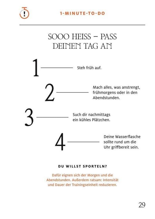 Produktbild: 1-Minuten-Strategie Hitze