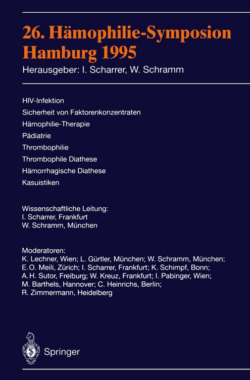 Produktbild: 26. H&auml;mophilie-Symposion