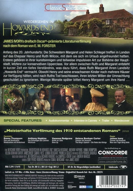 Produktbild: Wiedersehen in Howards End