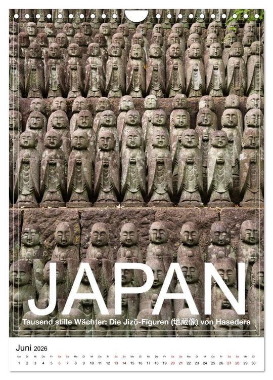 Produktbild: Japan PosterArt 2024 (Wandkalender 2026 DIN A4 hoch), CALVENDO Monatskalender