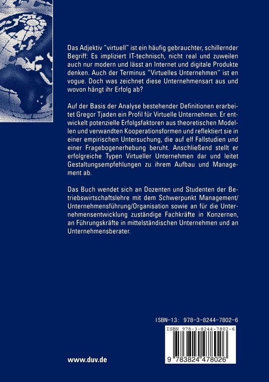 Produktbild: Erfolgsfaktoren Virtueller Unternehmen