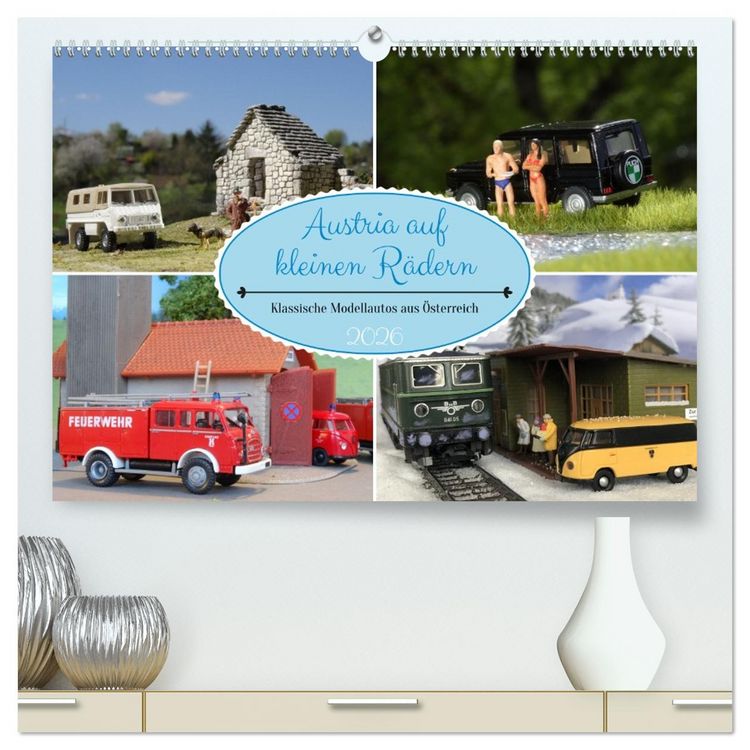 Produktbild: Austria auf kleinen R&auml;dern (hochwertiger Premium Wandkalender 2026 DIN A2 quer), Kunstdruck in Hochglanz