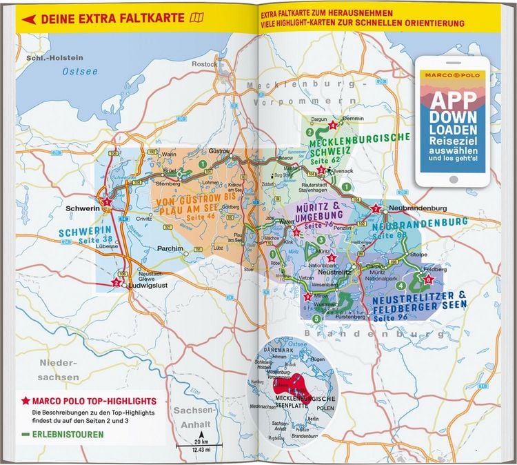 Produktbild: MARCO POLO Reisef&uuml;hrer Mecklenburgische Seenplatte