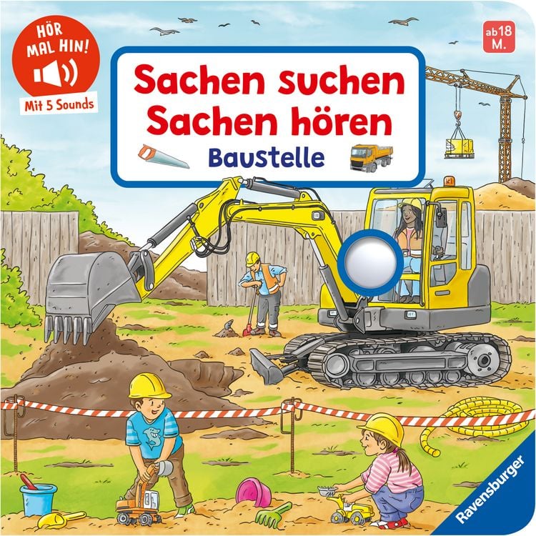 Produktbild: Hör mal hin - Sachen suchen, Sachen hören: Baustelle