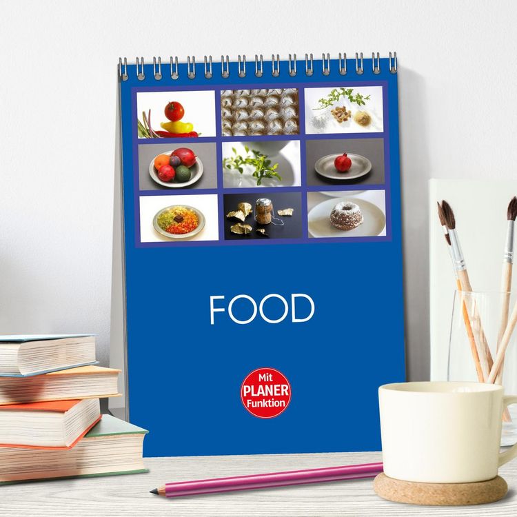 Produktbild: Food (Tischkalender 2026 DIN A5 hoch), CALVENDO Monatskalender
