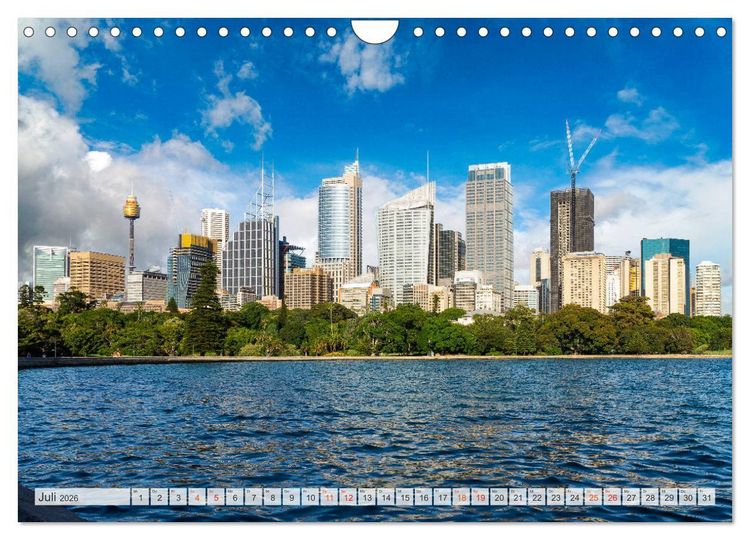 Produktbild: Australien Metropolen (Wandkalender 2026 DIN A4 quer), CALVENDO Monatskalender