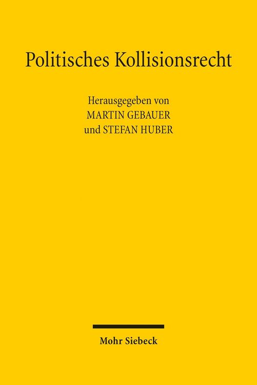 Produktbild: Politisches Kollisionsrecht