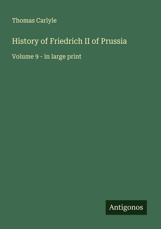 Produktbild: History of Friedrich II of Prussia