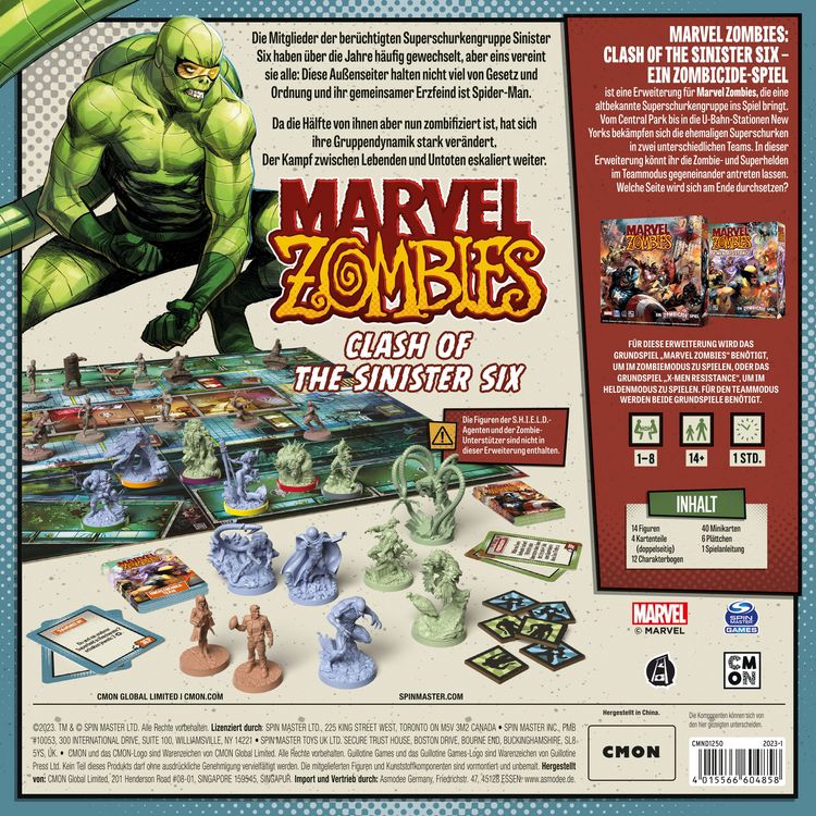 Produktbild: Marvel Zombies - Clash of the Sinister Six