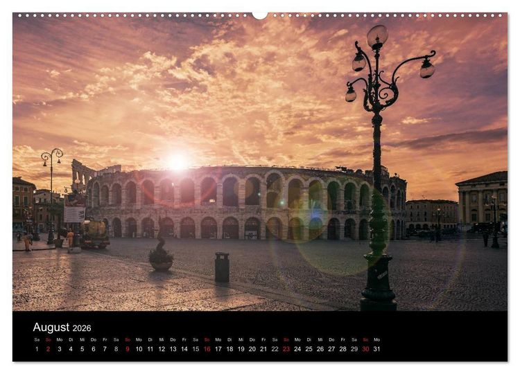 Produktbild: Von Venetien nach S&uuml;dtirol (Wandkalender 2026 DIN A2 quer), CALVENDO Monatskalender