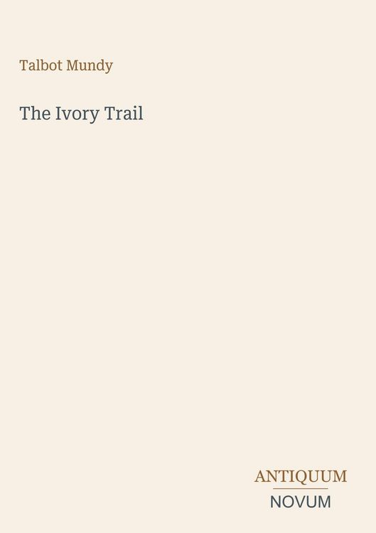 Produktbild: The Ivory Trail