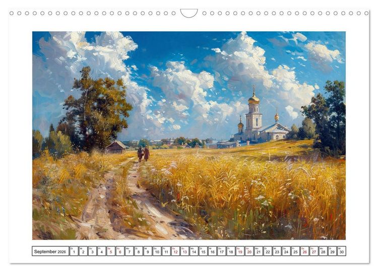 Produktbild: Reise mit der ostslawischen Seele (Wandkalender 2026 DIN A3 quer), CALVENDO Monatskalender
