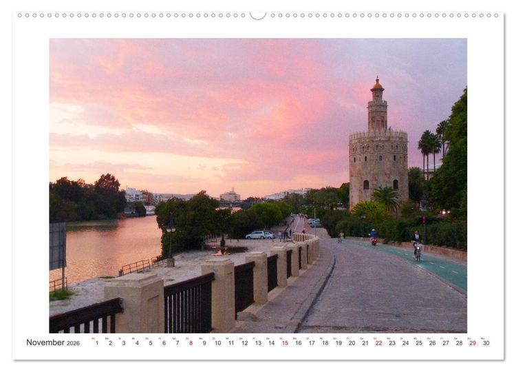 Produktbild: Sevilla Eine Stadt zum Tr&auml;umen (Wandkalender 2026 DIN A2 quer), CALVENDO Monatskalender