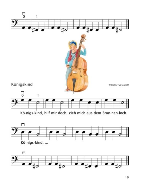Produktbild: Fr&uuml;her Anfang auf dem Kontrabass, Band 1