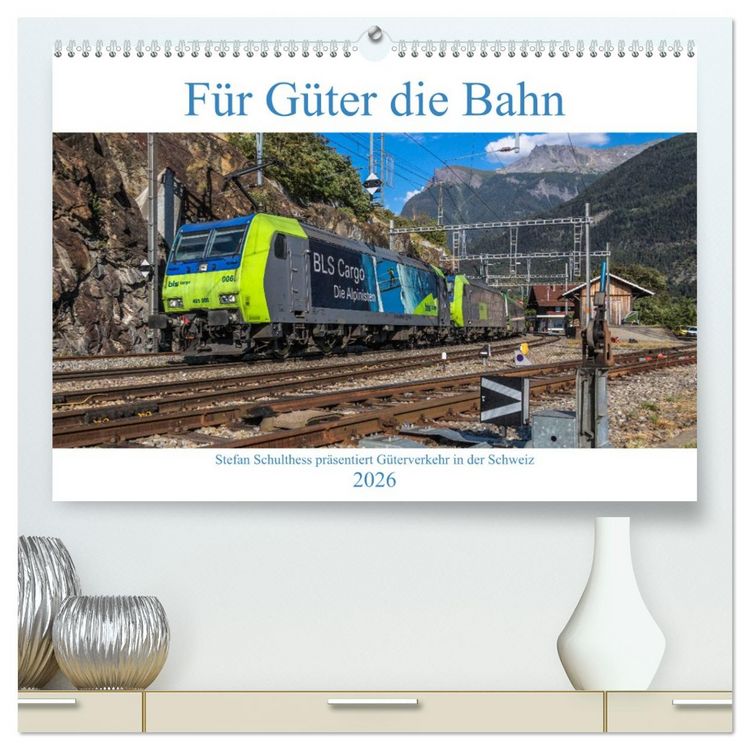 Produktbild: F&uuml;r G&uuml;ter die Bahn (hochwertiger Premium Wandkalender 2026 DIN A2 quer), Kunstdruck in Hochglanz