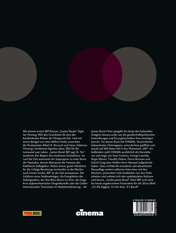Produktbild: Cinema pr&auml;sentiert: Inside James Bond (Erweiterte Neuausgabe)