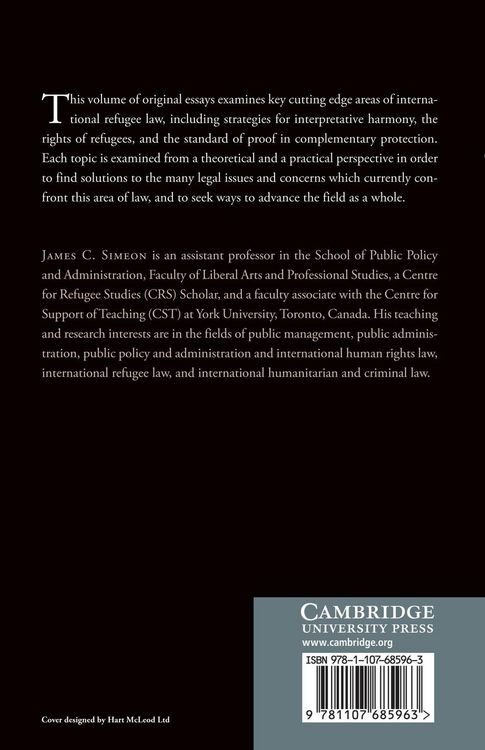 Produktbild: Critical Issues in International Refugee Law