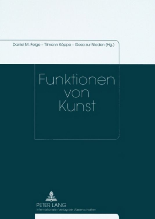 Produktbild: Funktionen von Kunst
