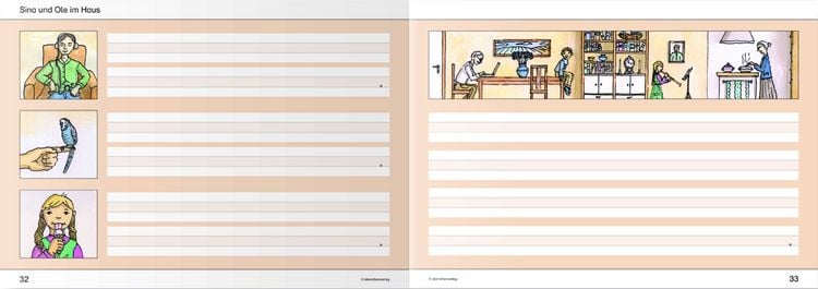 Produktbild: Ich kann Sätze schreiben Teil 1 und 2 im Set - Schülerarbeitshefte für die 1. und 2. Klasse