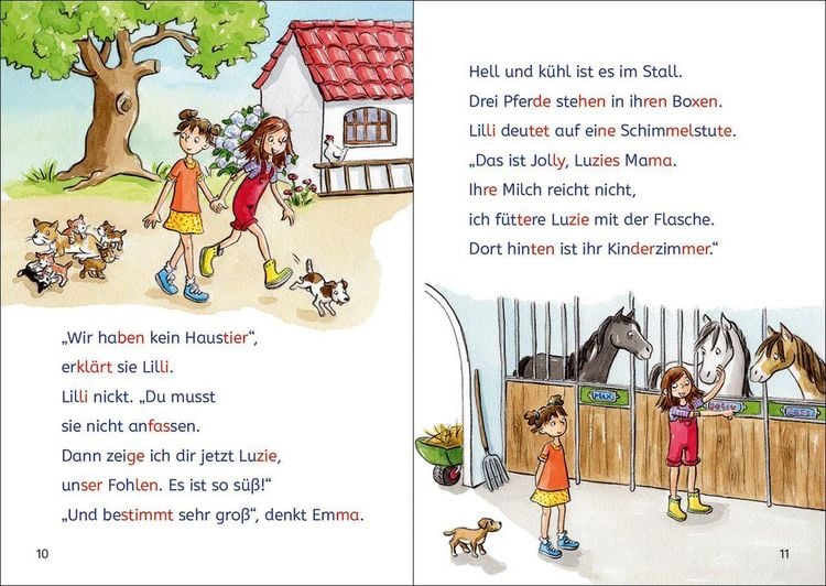 Produktbild: Die besten Silbengeschichten zum Lesenlernen - Pferde und Ponys