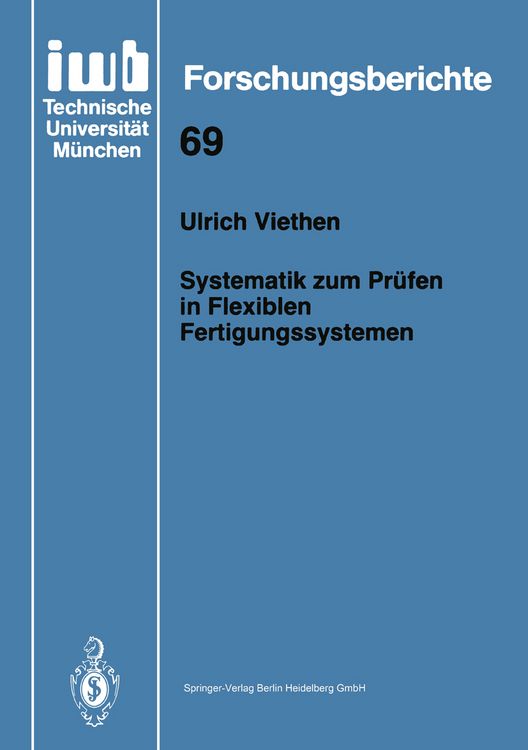 Produktbild: Systematik zum Pr&uuml;fen in Flexiblen Fertigungssystemen