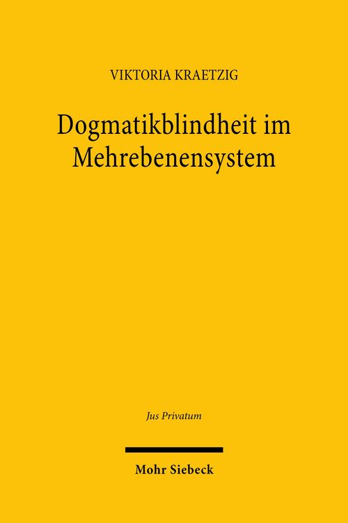 Produktbild: Dogmatikblindheit im Mehrebenensystem