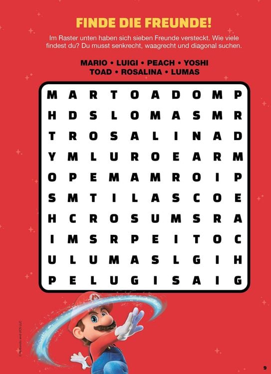 Produktbild: Der Super Mario Galaxy Film: Der offizielle Sticker- und R&auml;tselspa&szlig;