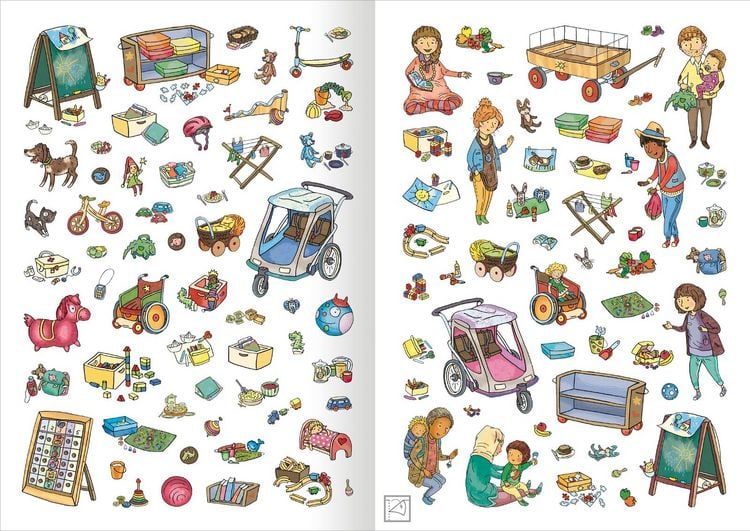 Produktbild: Mein Stickerheft – Kindergarten