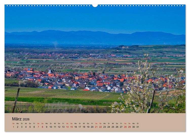 Produktbild: Kaiserstuhlblicke (Wandkalender 2026 DIN A2 quer), CALVENDO Monatskalender