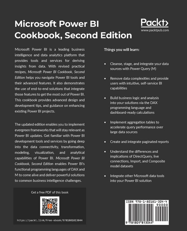 Produktbild: Microsoft Power BI Cookbook - Second Edition