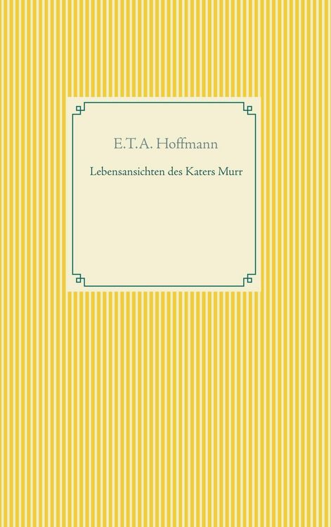 Produktbild: Lebensansichten des Katers Murr