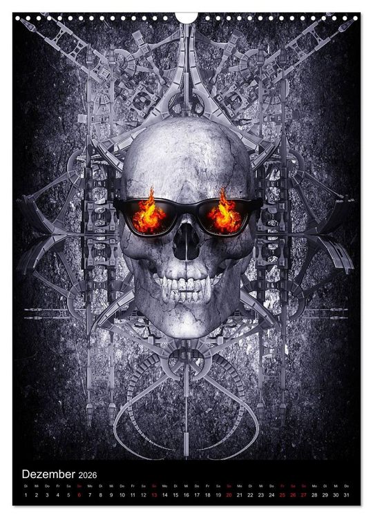 Produktbild: S.O.D. - Skulls Of Death Vol. I - Totenkopf Artworks (Wandkalender 2026 DIN A3 hoch), CALVENDO Monatskalender